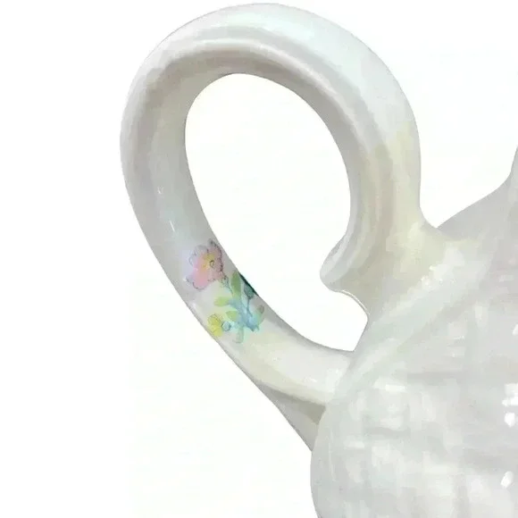 Trentham by Arthur Wood Floral White Teapot from England - Picture 3 of 12